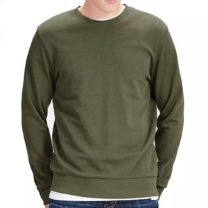 Sudadera Casual Extra Grande para Hombre al por Mayor, 100% Algodón, Lisa, Invierno, Estampado Personalizado, Cuello Redondo, Uso Diario - Product Image 5