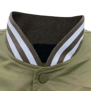 High Street Men's Baseball Letterman Satin Poliéster Chaquetas impermeables de manga larga Nueva llegada Soporte con capucha personalizado Pakistán - Product Image 4