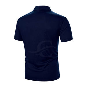Polo de algodón y poliéster para hombre, camiseta de manga corta, informal, para Golf, deportiva, ajustada - Product Image 3