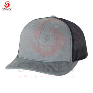 Custom Logo Baseball Cap 100% Cotton Trucker Caps Custom Hats Patch Mesh <b>Back</b> Trucker Hats With Custom Logo - Product Image 6