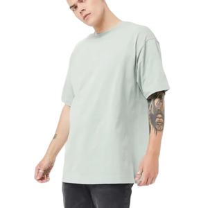 Diseño camiseta 210gsm 100% algodón peinado alta calidad personalización serigrafía Logo Color sólido camiseta para la venta - Product Image 3