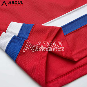Camiseta de hockey sobre hielo de primera calidad con nombre y número personalizados, material duradero, ideal para deportes de equipo y uso en el día del partido. - Product Image 6