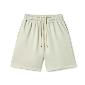 Shorts de sport décontractés pour hommes, 100% coton, respectueux de l'environnement, avec logo personnalisé, design OEM pour le fitness et la course à pied - Product Image 1