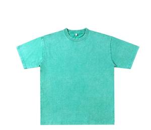 Services OEM à manches courtes col épais Golf pour Polo 100% coton tricoté tissu lavé à l'acide grande taille en couleurs unies pour garçons - Product Image 3