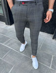 กางเกงผ้าพรีเมี่ยมสำหรับผู้ชายผ้าขน70% 30% โพลีเอสเตอร์สไตล์ชิโนทรงสลิมฟิต - Product Image 5