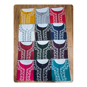 Haut court Collection grandes tailles Rayonne Qualité supérieure Tailles M-7XL Kurti élégant pour femmes Fête Quotidien Vente en gros - Product Image 4