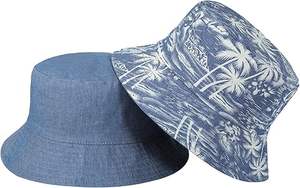 Chapeaux de pêcheur ronds imprimés fabriqués au Pakistan, tissu de bonne qualité, chapeau de pêcheur à vendre, couvre-chef de plage, chapeau de pêcheur respirant - Product Image 3