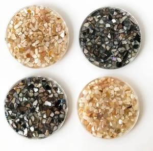 Custom Colored Mother of Pearl Inlay Coaster Classic Style Bone Inlay for Home Use - Product Image 1