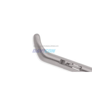 Porte-aiguilles en acier inoxydable à mâchoires fortement incurvées et allongées, inserts WTC, verrouillage, tige de 5 mm, 11 pouces (28 cm), avec poignée à pression - Product Image 6