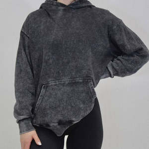 Nouveauté Sweat à capuche pour homme en tissu polaire 100% polyester délavé à l'acide Prix de gros personnalisables Dernière collection d'hiver - Product Image 4