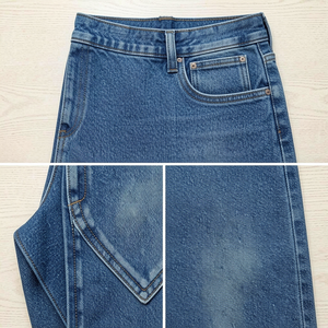 Jeans Mom Taille Haute Femme Coupe Droite Denim Délavé Vintage Extensible Mélange Coton Vente en Gros OEM ODM Personnalisé Grandes Tailles - Product Image 6