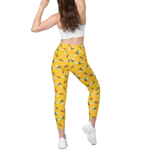เลกกิ้งออกกำลังกายเอวสูงเอวยางยืดเลกกิ้งโยคะออกกำลังกายสีพื้น - Product Image 3