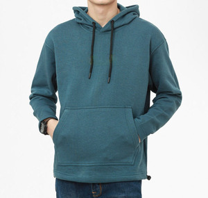 Sweat-shirt à capuche surdimensionné en éponge française avec logo personnalisé pour hommes, épais et lourd 500 460 400 Gsm, technique de broderie d'hiver à épaules tombantes - Product Image 6