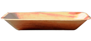 Areca Assiettes rectangulaires profondes en feuille de palmier Assiettes compostables écologiques pour la maison et la restauration - Product Image 6