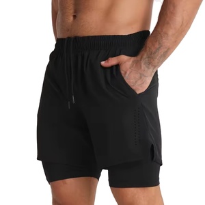 2026 New Fitness Workout Baggy Men Short Pants Breathable Double <b>Layer</b> Sports Sweat Shorts Quick Dry Athletic Shorts for Men - Product Image 1
