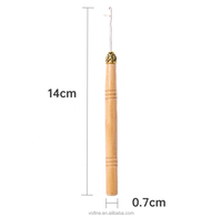 Kit d'outils pour extensions de cheveux, aiguilles à crochet, crochets pour perruques, machines à enfiler des perles, crochet à cheveux pour extensions de cheveux humains à anneaux nano