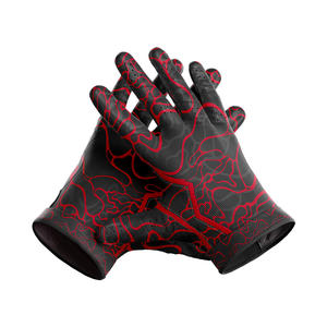 Gants de Football pour jeunes garçons filles poignée collante gants de récepteur large taille personnalisée drapeau respirant/attirail gants de Football tarif bas - Product Image 4