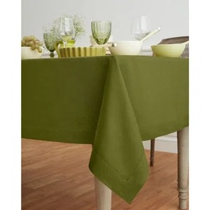 60x90 Moss Green Cotton <b>Table</b> Cover Rectangle Custom Sizes Colors Options Farmhouse <b>Table</b> <b>Cloth</b> Natural Dining <b>Table</b> <b>Cloth</b> - Product Image 3