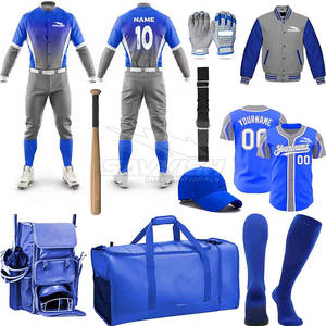 Uniformes Deportivos de Béisbol, Paquetes de Uniformes de Béisbol de Nuevo Diseño, Paquetes de Uniformes de Béisbol 100% Poliéster - Product Image 1