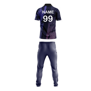 ชุดยูนิฟอร์มคริกเก็ต OEM ปี 2026 เสื้อและกางเกง พร้อมโลโก้สั่งทำ ขายส่ง ชุดยูนิฟอร์มคริกเก็ตระบายอากาศได้ดี - Product Image 2