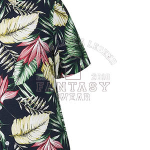 FANTASY WEAR OEM Vente en gros et personnalisation du logo Chemise en mousseline florale à manches courtes certifiée CE ISO - Product Image 6