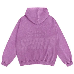 Venta al por mayor de diseño personalizado ácido lavado sudaderas con capucha para las mujeres nueva llegada gran oferta ácido lavado sudaderas con capucha - Product Image 2