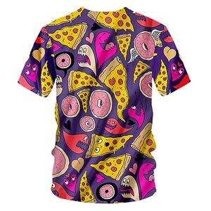 T-shirt tricoté uni 100% coton pour hommes Logo personnalisé Vêtements grande taille Motif solide - Product Image 4