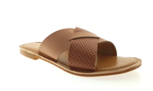 Dép quai ngang da kiểu dáng thời trang, giá cả phải chăng, đi hàng ngày, dễ mang, sang trọng, dép da bò đục lỗ - Product Image 2