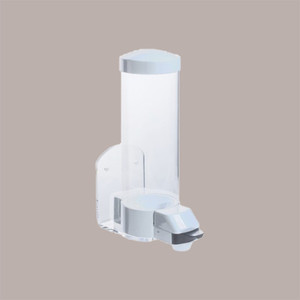 Dispensador de granos de 3 cilindros blanco con cajones de pared para bebidas - Product Image 3