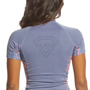 Custom <b>Womens</b> <b>Rash</b> <b>Guard</b> Sublimated Design Slim Fit Lightweight Performance Shirt Breathable Spandex Polyester <b>Rash</b> Gaurds - Product Image 5