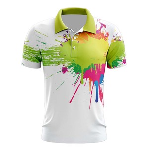 Sublimación Polo de manga corta Evento Publicidad Culb Uniforme camiseta Logotipo personalizado Polo de golf para hombres - Product Image 3