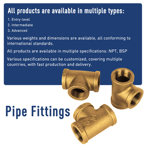 QC Rechte Uniebocht Gelijk T-stuk Kruis Vrouwelijke en Mannelijke Messing Compressie Fittingen voor <span class=keywords><strong>Pex</strong></span>-b Loodgieterij - Product Image 5