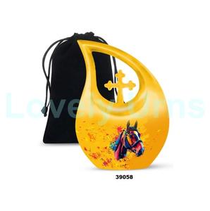 โกศใส่เถ้ากระดูกมนุษย์สำหรับงานศพขนาดใหญ่พร้อมถุงกำมะหยี่ - Product Image 1