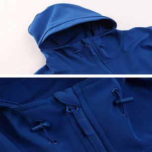 Chaqueta Softshell con Capucha para Hombre, Recubierta, Nueva Llegada, Cómoda, Casual, Cortavientos, Impermeable, Chaqueta de Invierno en Oferta - Product Image 4