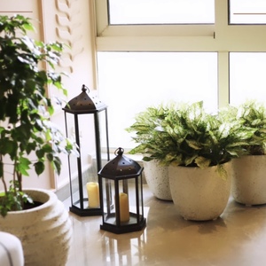 Latest Outdoor Restaurant <b>Decorative</b> Black Metal Modern Handmade Eco-Friendly Candle Holder <b>Lanterns</b> Set of 3 - Product Image 6