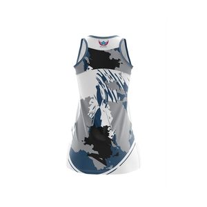 Maillots de netball réversibles personnalisés pour hommes, sans manches, imprimés, imperméables, sans coutures, en spandex/coton, séchage rapide - Product Image 5