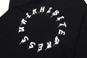 เสื้อยืดแขนสั้นพิมพ์ลายโมโนแกรมสำหรับงานหนักเสื้อสตรีทแฟชั่นยอดนิยมเสื้อแขนสั้นคุณภาพสูงคอกลมงานตามสั่ง - Product Image 3