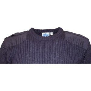 Automne hommes coton pull sweat personnalisé surdimensionné col rond uniforme avec 3D broderie solide motif - Product Image 3