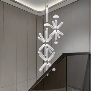 โคมไฟระย้าและโคมไฟห้อยเพดานดีไซน์หรูหราจาก PolarisGlare ที่ได้แรงบันดาลใจจากแสงสว่าง - Product Image 4