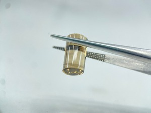 10 pièces de pierres précieuses cylindriques en quartz fumé naturel, 13x7mm, pour la fabrication de bijoux - Product Image 3