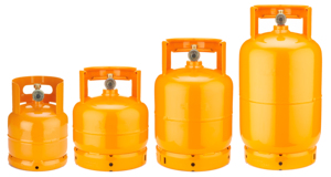 Bombola per Gas Vuota con Rubinetto Kg. 3 (lt. 7) - Product Image 1