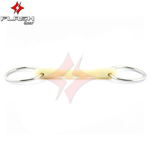 Mullen hình lỏng vòng <span class=keywords><strong>bit</strong></span> táo thơm ngựa <span class=keywords><strong>bit</strong></span> với polymer mềm Phát Ngôn thép không gỉ nhẫn nhẹ nhàng <span class=keywords><strong>snaffle</strong></span> <span class=keywords><strong>bit</strong></span> - Product Image 4