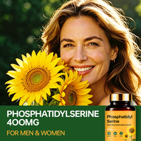 Capsules de Soutien Cérébral à la Phosphatidylsérine : Clarté Mentale, Fonction Cognitive, Formule Anti-Âge Saine – Complément OEM Marque Blanche