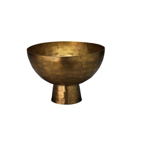 <b>Kitchen</b> Ware Dough Stand Bowl Metal Brass Plated Wedding Used Home <b>Decor</b> Fruit Serving Bowl - Product Image 1