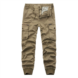 Poches Premium hommes Cargo pantalon hommes décontracté multi-poches grande taille pantalon hommes Outwear droit hiver pantalon pantalon - Product Image 4