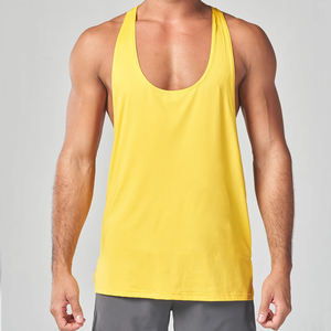 2025 nouveauté Gym Muscle musculation Sport vêtements d'entraînement hommes couleur unie dernier Style Fitness haltérophilie Stringers - Product Image 4