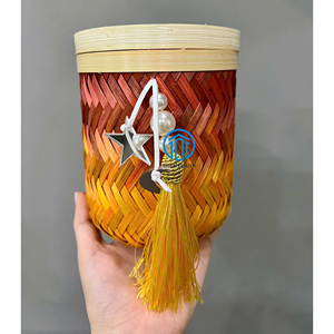 Elegant <b>Gift</b> <b>Box</b> Luxury Bamboo <b>Gift</b> <b>Box</b> For Ramadan Eid Handmade Eco Friendly Packaging Container For Islamic Festival <b>Gifts</b> - Product Image 4