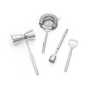 Juego de Herramientas de Barra de Metal Compacto, Accesorios para Cócteles que Ahorran Espacio, Perfectos para Cocinas Pequeñas, Apartamentos y Hogares Modernos - Product Image 3