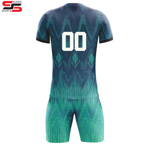 Kits d'entraînement d'équipe de football sublimés personnalisés Shorts Shirt Ensembles complets Uniformes Maillots de football Maillot de football pour hommes et femmes - Product Image 2