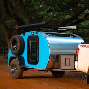 Prix le plus bas Offroad Teardrop Camping Trailer Mini Caravan Acheter maintenant Livraison rapide en stock à vendre à prix de gros - Product Image 1